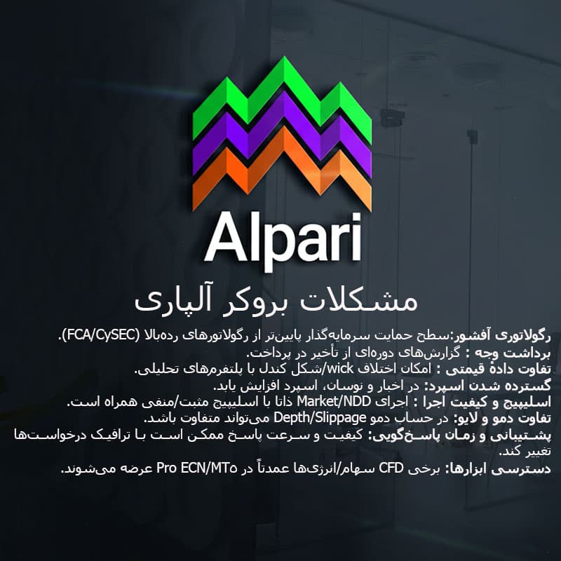 مشکلات بروکر الپاری